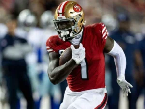 Deebo Samuel se unirá al elenco ofensivo de los Washington Commanders. Michael Owens/Getty Images ESPN/COLOMBIA