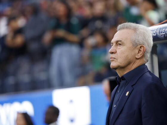 El técnico mexicano Javier Aguirre, durante la final de la Liga de Naciones de la CONCACAF que enfrentó a su selección contra Panamá. EFE/EPA/CAROLINE BREHMAN