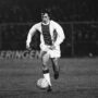 Fotografía de archivo del 13 de abril de 1969 que muestra a Johan Cruyff durante el partido de ida de las semifinales de la Copa de Europa entre el Ajax Amsterdam y el Spartak Trnava. EFE/-