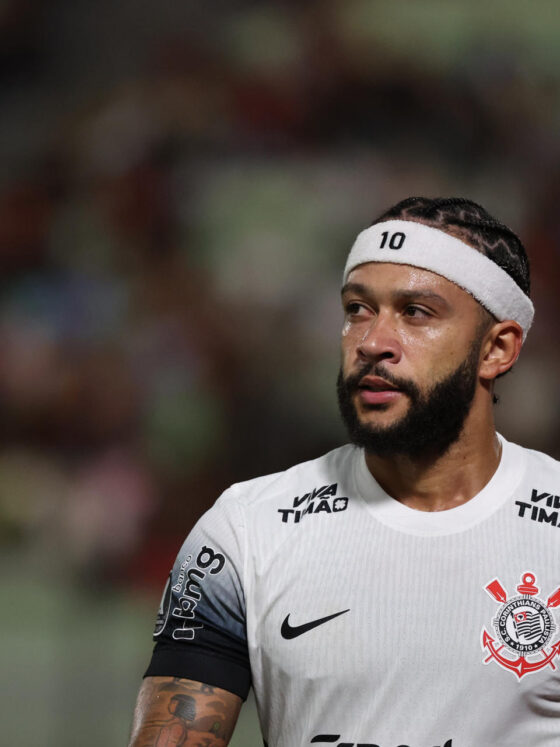 Memphis Depay de Corinthians. EFE/ Miguel Gutiérrez