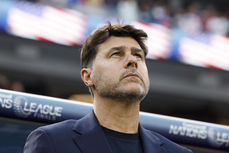 El seleccionador de Estados Unidos, el argentino Mauricio Pochettino, se declaró este jueves decepcionado con el desempeño de sus jugadores tras la derrota por 0-1 en Inglewood (California) ante Panamá. EFE/EPA/CAROLINE BREHMAN