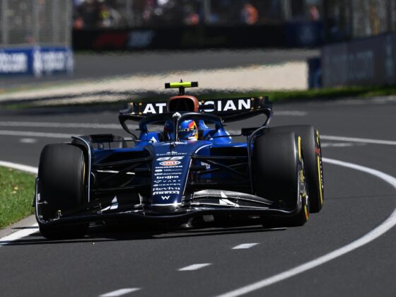 Carlos Sainz, de Williams, durante los primeros entrenamientos libres del Gran Premio de Australia. EFE/EPA/Joel Carrett AUSTRALIA AND NEW ZEALAND OUT
