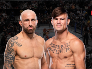UFC 314 Alexander Volkanovski vs. Diego Lopes. 12/04/2025. Unanimo Deportes.