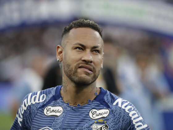 Fotografía de archivo del 09/03/2025 del futbolista brasileño Neymar. EFE/Sebastiao Moreira