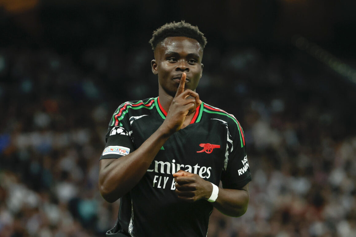 Bukayo Saka, delantero del Arsenal