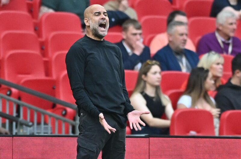 El Manchester City de Pep Guardiola avanza a la final de la FA Cup El jugador del Manchester City Pep Guardiola durante el partido de semifinales de la FA Cup que han jugado Nottingham Forest y Manchester City, en Londres, Reino Unido. EFE/EPA/VINCE MIGNOTT