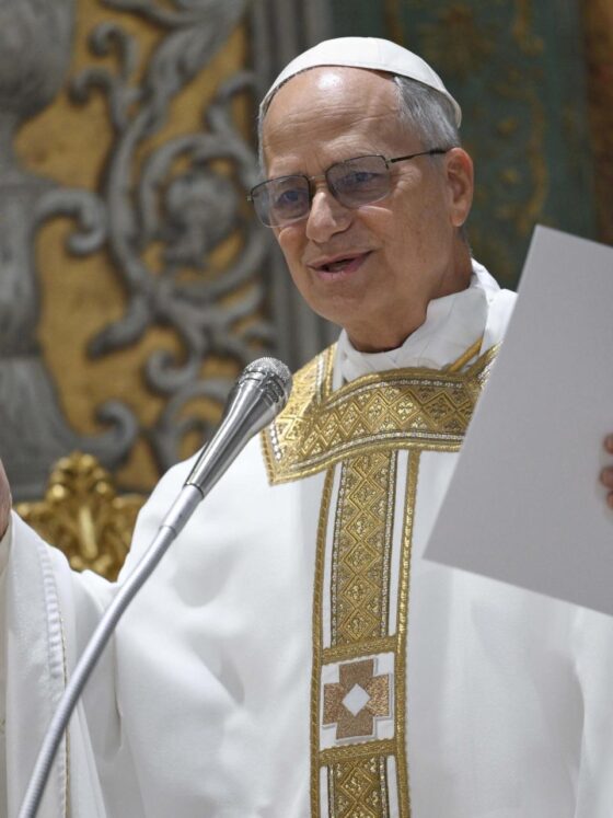 El papa León XIV durante la misa de este viernes en la Capilla Sixtina. Según su hermano John Prevost el sumo pontífice es fanático de los Medias Blancas de Chicago, equipo de béisbol de las Grandes Ligas. EFE/EPA/VATICAN MEDIA HANDOUT HANDOUT EDITORIAL USE ONLY/NO SALES Chicago Cubs