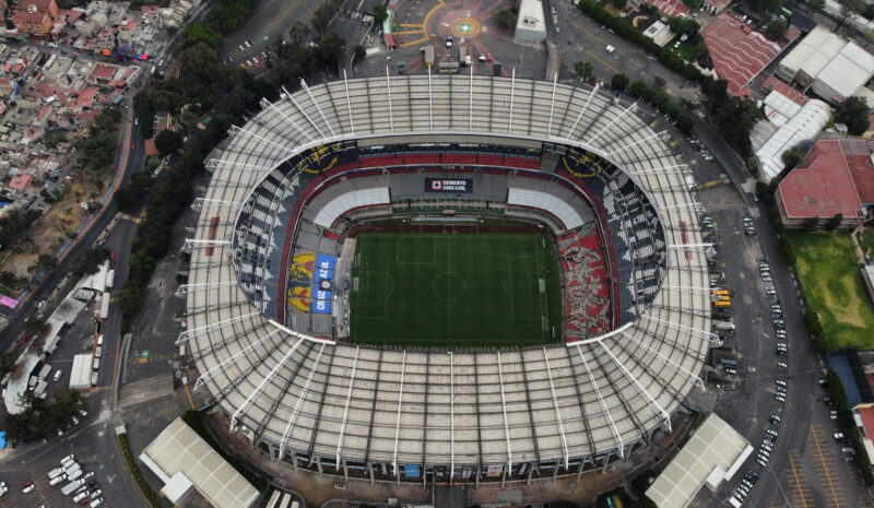Fotografía de archivo que muestra el Estadio Azteca en la Ciudad de México (México). EFE/ Sáshenka Gutiérrez