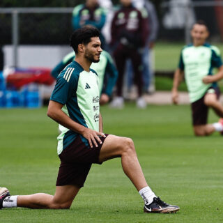 Raúl Jiménez de la selección mexicana en foto de archivo de Sáshenka Gutiérrez. EFE