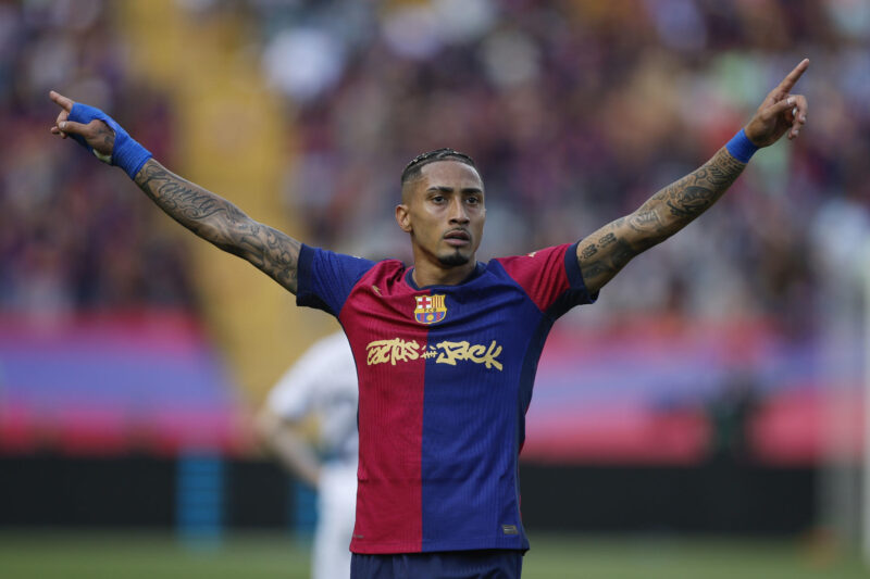 Raphinha: “Quiero estar en el Barcelona hasta el final de mi carrera” Raphinha, en una foto de archivo.-EFE/ Alberto Estévez