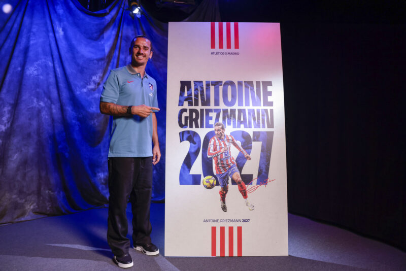 Antoine Griezmann renueva con el Atlético de Madrid hasta 2027