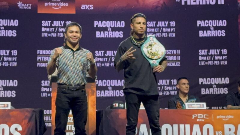 Pacquiao vs Barrios. Captura de pantalla.
