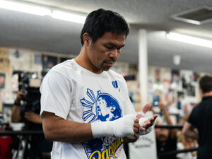 Pacquiao LA Media Workout - 06.25.25. Wild Card Boxing / Los Angeles / California