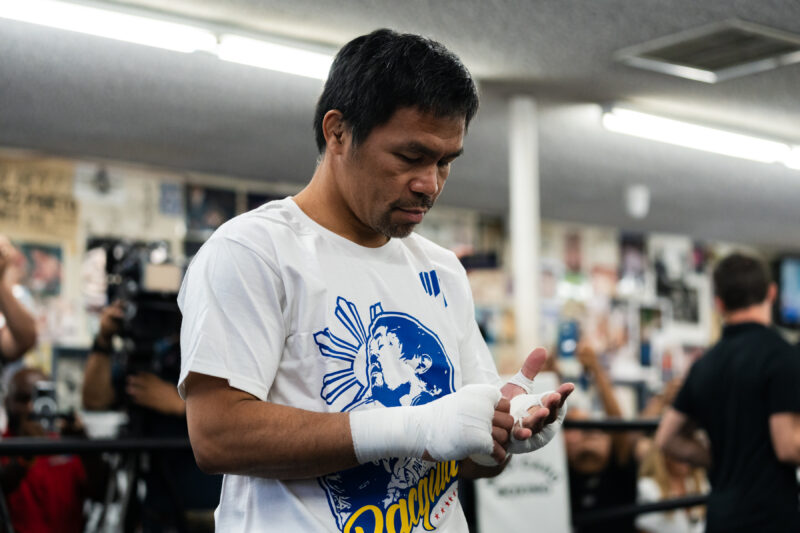 Pacquiao LA Media Workout - 06.25.25. Wild Card Boxing / Los Angeles / California