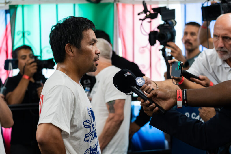 Pacquiao LA Media Workout - 06.25.25. Wild Card Boxing / Los Angeles / California