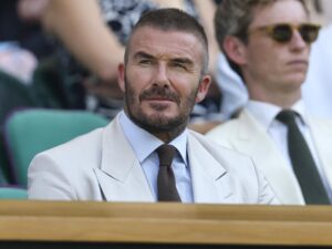 El exjugador David Beckham en Wimbledon. EFE/EPA/TOLGA AKMEN