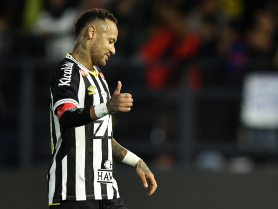 Neymar, jugador del Santos. EFE/ Isaac Fontana