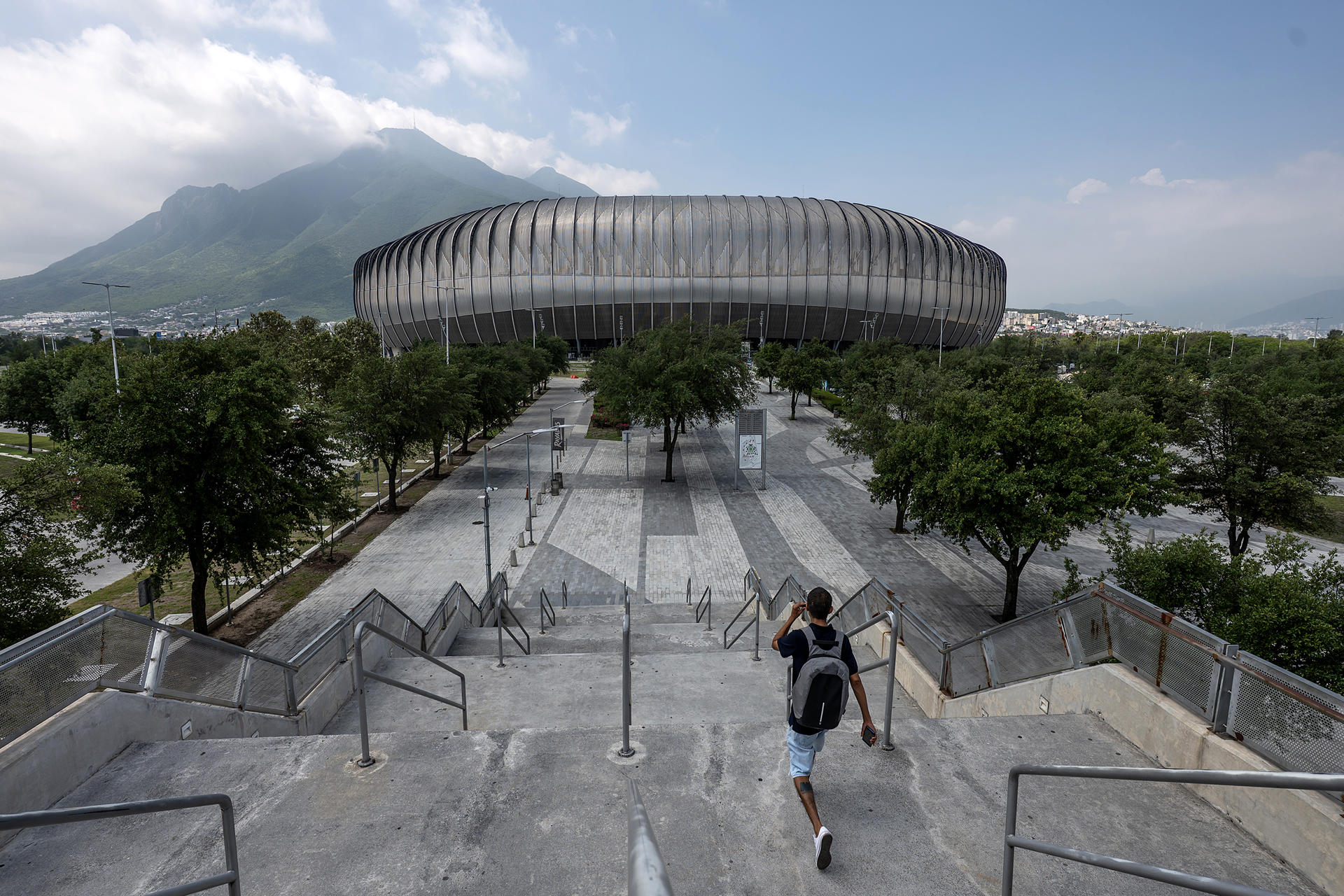 TOP 5: Los mejores estadios del Mundial 2026 Fotografía del estadio BBVA este jueves, en Monterrey (México). EFE/ Miguel Sierra