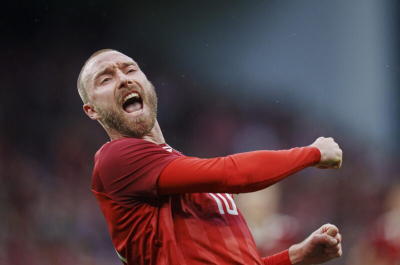 Christian Eriksen: las positivas noticias tras su desmayo El danés Christian Eriksen celebra el gol de la victoria de Dinamarca ante Irlanda del Norte en Copenhague. EFE/EPA/Liselotte Sabroe
