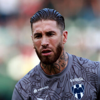 Sergio Ramos, autor del gol de Monterrey frente a Inter de Milán en el Mundial de Clubes. EFE/ Luis Ramírez