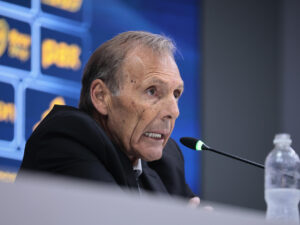 Fotografía de archivo del 02/06/2025 del entrenador de Boca Juniors, Miguel Ángel Russo. EFE/Adan González