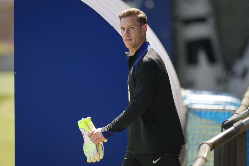 El portero alemán del FC Barcelona, Marc Andre Ter Stegen en foto de archivo de Enric Fontcuberta. EFE