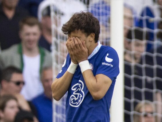 Joao Felix, del Chelsea, durante un partido de la Premier League. EFE/EPA/TOLGA AKMEN Archivo