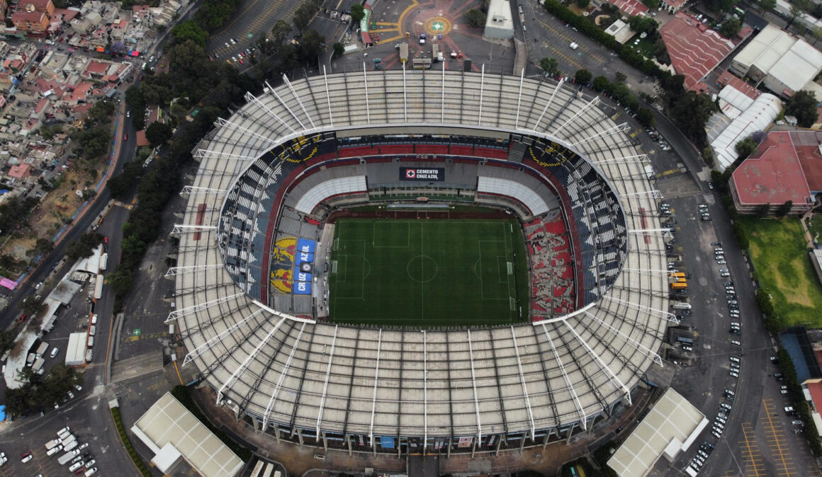 Fotografía de archivo que muestra el Estadio Azteca en la Ciudad de México (México). EFE/ Sáshenka Gutiérrez