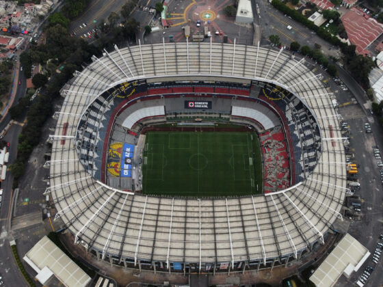 Fotografía de archivo que muestra el Estadio Azteca en la Ciudad de México (México). EFE/ Sáshenka Gutiérrez