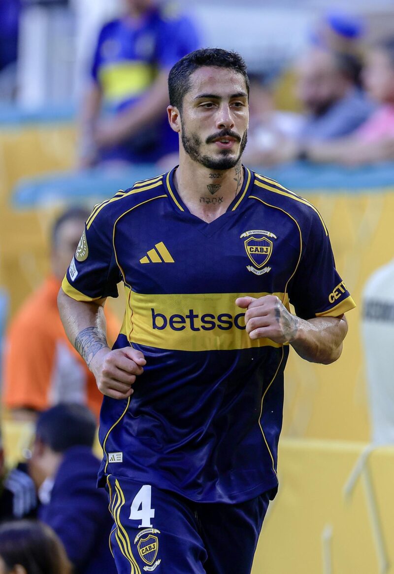 Nicolás Figal, jugador de Boca Juniors. EFE/EPA/CRISTOBAL HERRERA-ULASHKEVICH