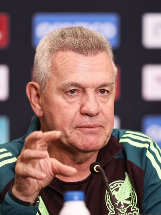 Javier Aguirre en conferencia de previa.