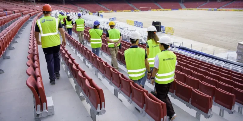 El Barça realiza pruebas técnicas en el nuevo Spotify Camp Nou El Barça realiza pruebas técnicas en el nuevo Spotify Camp Nou