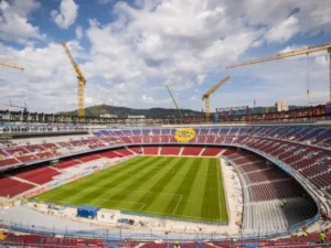 El Barça realiza pruebas técnicas en el nuevo Spotify Camp Nou
