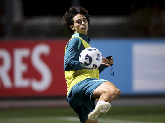 El jugador Joao Felix durante un entrenamieno en Oeiras. . EFE/EPA/ARCHIVO/FILIPE AMORIM