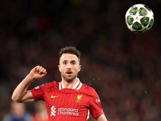 El futbolista del Liverpool Diogo Jota en una imagen de archivo. EFE/EPA/ADAM VAUGHAN