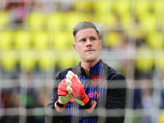 Fotografía de Andreu Esteban en la que puede verse en una imagen de archivo del 22 de septiembre de 2024 al portero alemán del FC Barcelona Marc-André ter Stegen. EFE