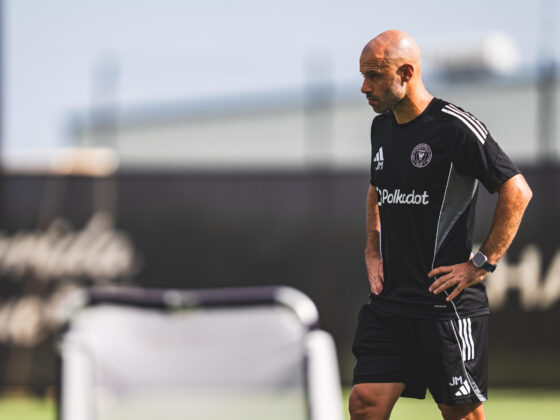 Fotografía cedida por el Inter Miami del técnico Javier Mascherano en el centro de entrenamiento Florida Blue Training en Florida (Estados Unidos). EFE/ Anissa Dimilta/ Inter Miami CF /SOLO USO EDITORIAL/ NO VENTAS/ SOLO DISPONIBLE PARA ILUSTRAR LA NOTICIA QUE ACOMPAÑA (CRÉDITO OBLIGATORIO)