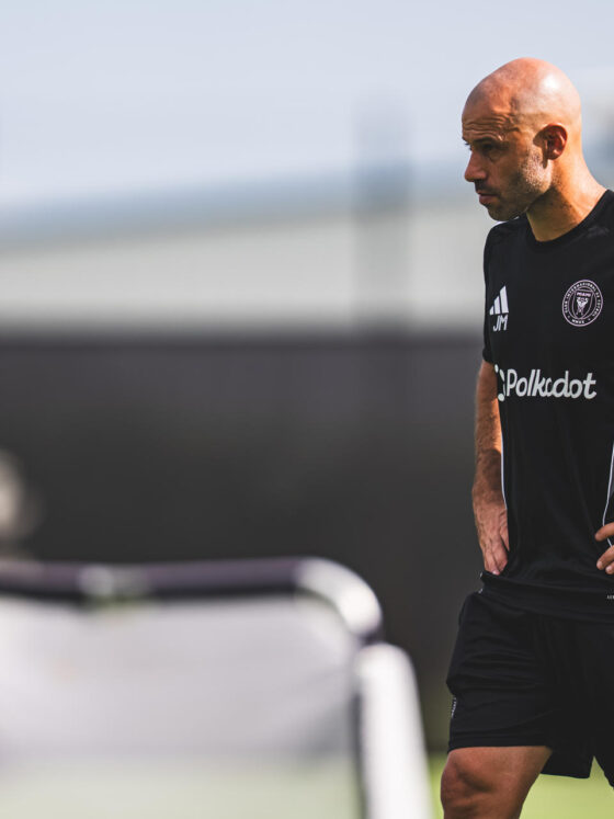 Fotografía cedida por el Inter Miami del técnico Javier Mascherano en el centro de entrenamiento Florida Blue Training en Florida (Estados Unidos). EFE/ Anissa Dimilta/ Inter Miami CF /SOLO USO EDITORIAL/ NO VENTAS/ SOLO DISPONIBLE PARA ILUSTRAR LA NOTICIA QUE ACOMPAÑA (CRÉDITO OBLIGATORIO)