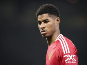 El futbolista Marcus Rashford en una imagen de archivo con el Manchester United. EFE/EPA/ADAM VAUGHAN