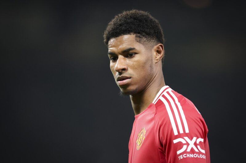 El futbolista Marcus Rashford en una imagen de archivo con el Manchester United. EFE/EPA/ADAM VAUGHAN