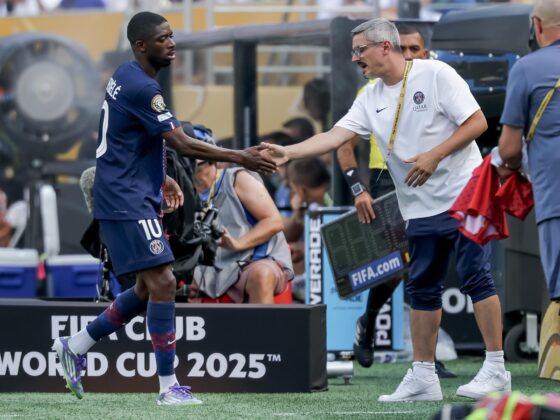 Ousmane Dembele, una de las figuras del PSG. EFE/EPA/JUSTIN LANE
