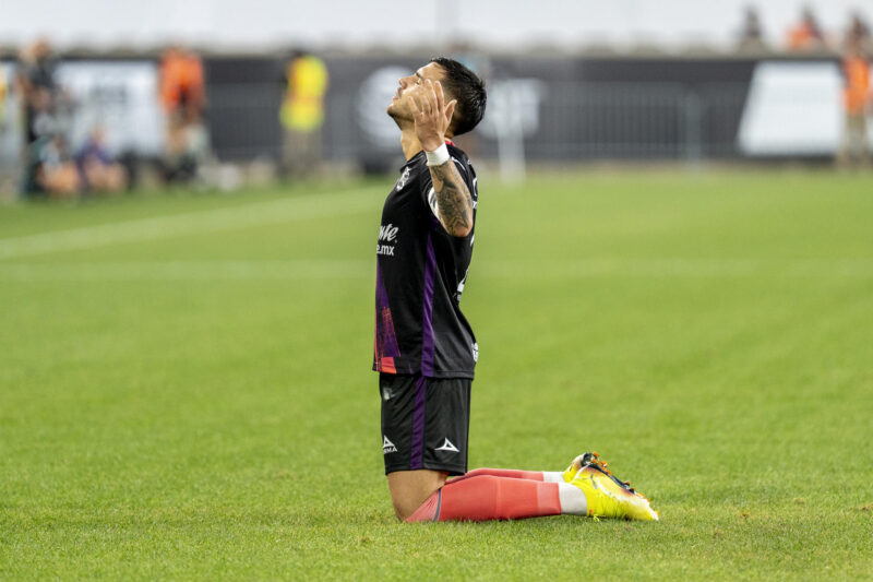 Puebla debuta con goleada en la Leagues Cup y silencia a New York FC Juan Manuel Fedorco anotó el primer gol del Puebla ante el New York City FC. EFE/Ángel Colmenares