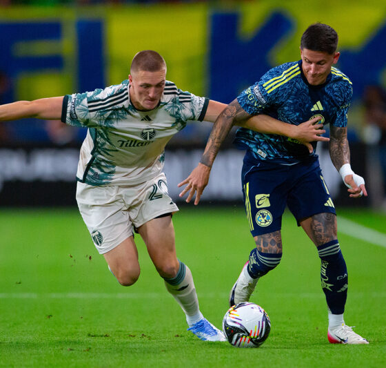 Phil Neville, enfadado tras el Portland Timbers vs América.