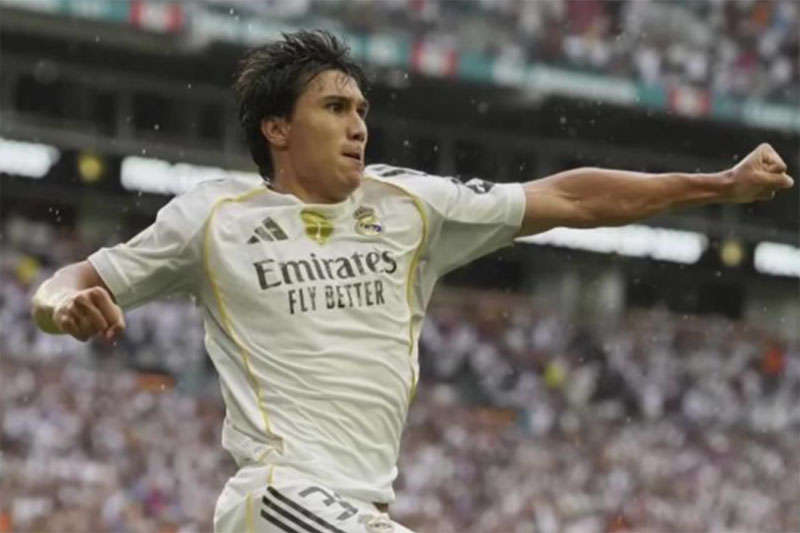 Gonzalo García, delantero del Real Madridac