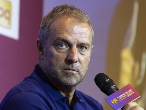 Hansi Flick, técnico del Club Barcelona