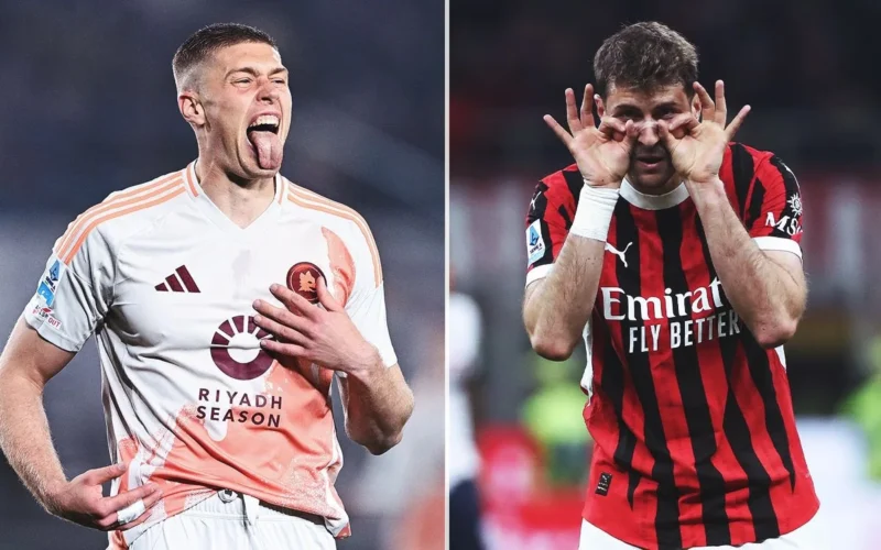 ¡Posible intercambio Santi Giménez–Dovbyk entre Milan y Roma! Santi Giménez y Artem Dovbyk, posibles protagonistas de un intercambio entre Milan y Roma.
