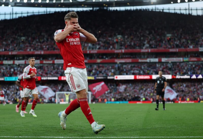 Arsenal de la mano de Gyökeres y Zubimendi golean al Forest El delantero sueco del Arsenal Viktor Gyokeres marca el segundo gol durante el partido de la Premier League que han jugado Arsenal FC y Leeds United en el Emirates Stadium en Londres, Reino Unido. EFE/EPA/ANDY RAIN
