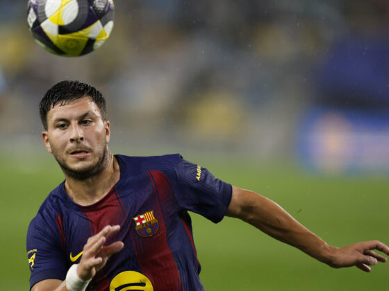El extremo sueco del Barcelona Roony Bardghji, uno de los fichajes que el club azulgrana aún no ha podido inscribir. EFE/ Jeon Heon-kyun
