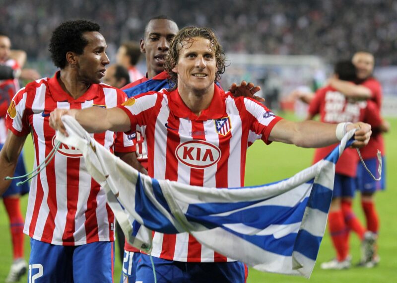 Forlan, en 2010 tras ganar la final de la Liga Europa. EFE/Kay Nietfeld.