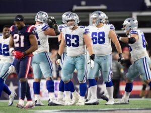 Imagen de archivo de los jugadores de los Dallas Cowboys celebrando la victoria. EFE/EPA/CJ Gunther.